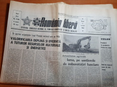 romania libera 6 ianuarie 1984-art. poiana stambei,bucovina si piatra neamt foto