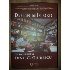 Destin de istoric: In honorem Dinu C. Giurescu- Cezar Avram, Dinica Ciobotea