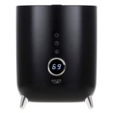 Umidificator de aer ultrasonic, 300 ml / h, afisaj LED, deconectare automata, rezervor de apa 4 l, negru, Adler AD7972B