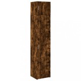 Cumpara ieftin Dulap de depozitare slim, stejar fumuriu, 45x42,5x225 cm, lemn