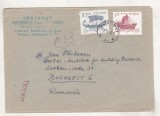 bnk fil Polonia - plic circulat spre Romania 1966