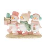 Cumpara ieftin Figurina din rasina Snowman multicolor 14 cm x 10 cm
