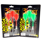 Set sageti darts Sport Club, magnetice, Rosu/Verde, General