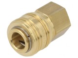 Conector Rapid Alamă 41mm G 1/4 0-35bar 1000l/min