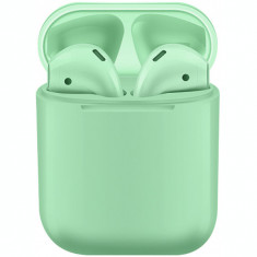 Casti Wireless, InPods 12, EarBuds, pentru iOs &amp;amp; Android, Bluetooth 5.0, verde foto