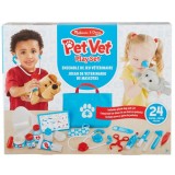 Set de joaca, Melissa &amp; Doug, La veterinar, 24 piese, 6074883