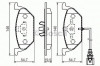 Set placute frana,frana disc VW GOLF PLUS (5M1, 521) (2005 - 2013) BOSCH 0 986 494 524