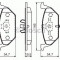 Set placute frana,frana disc AUDI A3 (8P1) (2003 - 2012) BOSCH 0 986 494 524
