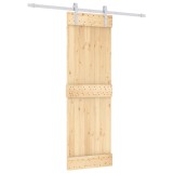 Cumpara ieftin Usa glisanta cu set de feronerie 70x210 cm, lemn masiv de pin