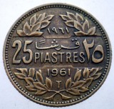 1.009 LIBAN 25 PIASTRES 1961