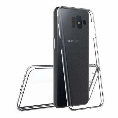 Husa Samsung Galaxy J6 Plus (2018) Silicon TPU 360 grade (fata - spate) - transparent foto
