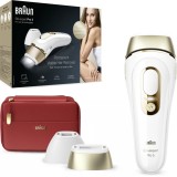Epilator IPL Braun Silk-expert PRO 5 PL5160 Senzor automat &amp;amp; continuu Skin pro 2.0, 400.000 impulsuri, 10 niveluri de intensitate, 125 de impulsur