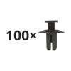 Set 100 clema fixare plastic Chevrolet Aveo, Captiva, Lacetti, Matiz, Spark, Daewoo, Hyundai Accent, Elantra, Getz, i10, i20, i30, Santa Fe, Sonata,, Rapid