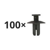 Set 100 clema fixare plastic Chevrolet Aveo, Captiva, Lacetti, Matiz, Spark, Daewoo, Hyundai Accent, Elantra, Getz, i10, i20, i30, Santa Fe, Sonata,