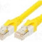 Cablu patch cord, Cat 5e, lungime 0.3m, SF/UTP, HARTING - 09474747002