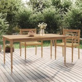 VidaXL Masă de bar pliabilă, 90x65x105 cm, lemn masiv de tec