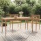 vidaXL Masă de bar pliabilă, 90x65x105 cm, lemn masiv de tec