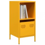 Cumpara ieftin Dulap, galben muștar, 35x39x73,5 cm, oțel laminat la rece