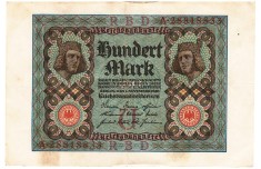 Germania 100 Marci Mark 1920 P-69 Seria 28818833 ( U )