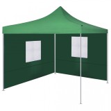 Cort pliabil cu 2 pereți, verde, 3 x 3 m, vidaXL
