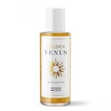 Ulei uscat stralucitor Wooden Spoon Golden Venus 100ml | Particule aurii, Uleiuri organice Argan, Cocos, Cacao | Corp, Fata
