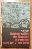 Regimul politic din Romania in perioada sept.1940 - ian.1941