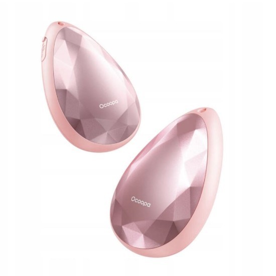 Incalzitoare pentru Maini, Type-C, Caldura Ajustabila, Design Magnetic, IP34, 2x 2000mAh - Ocoopa (UT3041-PINK) - Pink