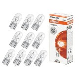 Set 10 Becuri 12V W3W Osram, Original