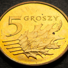 Moneda 5 GROSZY - POLONIA, anul 2018 * cod 5022 = A.UNC