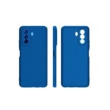 Husa pentru huawei nova 10, flippy, liquid silicone, cu microfibra pe interior, protectie antisoc, albastru inchis
