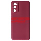 Husa Silicon Samsung Galaxy S20 FE Burgundy, High Copy - Protectie Premium