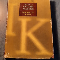 Critica ratiunii practice Immanuel Kant