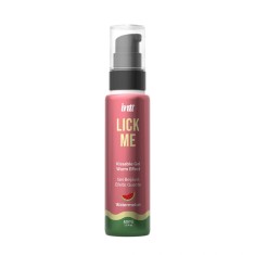 Lubrifiant Comestibil Lick Me Aroma Pepene Verde, Efect de Incalzire 50ml