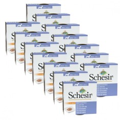 Schesir dog Adult - ton cu mazare 14 x 85 g foto