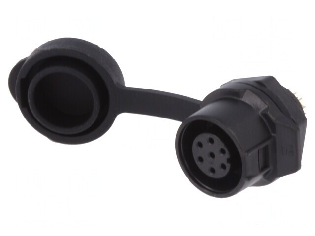 Conector Circular Soclu 12 Mamă 7 PIN Aurit 3A