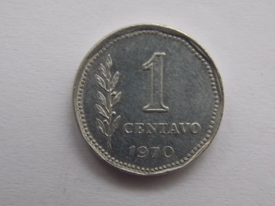 1 CENTAVO 1970 ARGENTINA foto