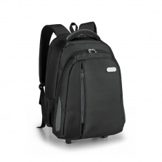 Rucsac troler pentru Laptop 17 inch, Everestus, NB, Nylon 999, gri, saculet de calatorie si eticheta bagaj incluse foto