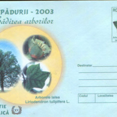 Intreg pos plic nec 2003 - Luna Padurii - Sadirea arborilor - Arborele lalea
