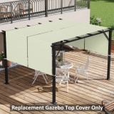 Outsunny 2 buc. de Rezerva Copertina de Pergola, Acoperis Pergola cu Protectie UV, Usor de Instalat, pentru Pergola de 3 x 3(m), 4,9 x 1,2 m, Kaki