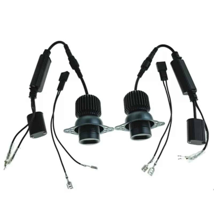 Set 2 Becuri LED Angel Eyes BMW Led Marker E90 LCi E91 LCi Seria 3 2007 &ndash; 2010 Putere 80W CANBUS 6000K