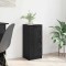vidaXL Bufet Stejar negru 30 x 30 x 70 cm Lemn compozit 880796