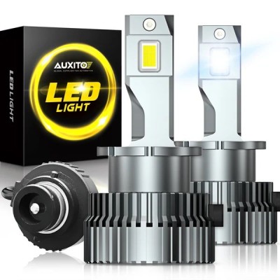 Set 2 Becuri auto LED Xenon Auxito&amp;reg;, D4S, Plug&amp;amp;Play, Canbus, 120 W, 24000 Lumeni foto