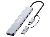 Hub USB QOLTEC 53794 Thunderbolt 3, 4, USB 2.0 și 3.0 PnP