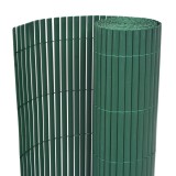 vidaXL Gard de Grădină Două Fețe Verde 1,5x3 m PVC