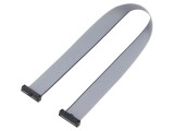 Cablu panglică IDC 16x28AWG cu conectori auriti 12"