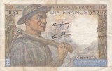 FRANTA 10 francs 22-6-1944 VF!!!