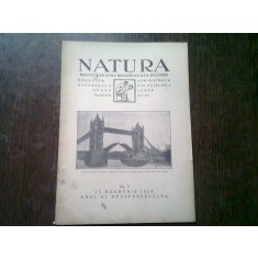 REVISTA NATURA NR.9/1929