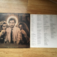 Pete Townshend ( THE WHO ) - Empty Glass (1980,ATCO,GREECE) vinil vinyl