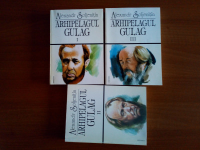 Aleksandr Soljenitin - Arhipelagul Gulag (3 volume) foto