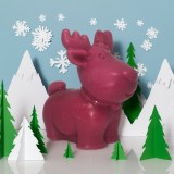 Lumanare Parfumata Ren Fermecat , Decor de Craciun Handmade